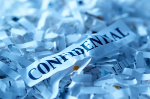 Confidential Shredding Paper